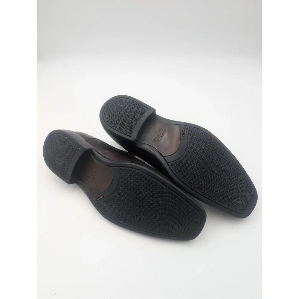 Johnston & Murphy Men's 11M Black Leather Slip-On Dress Shoes